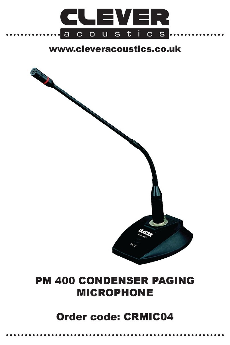 Clever Acoustics PM 400 manual