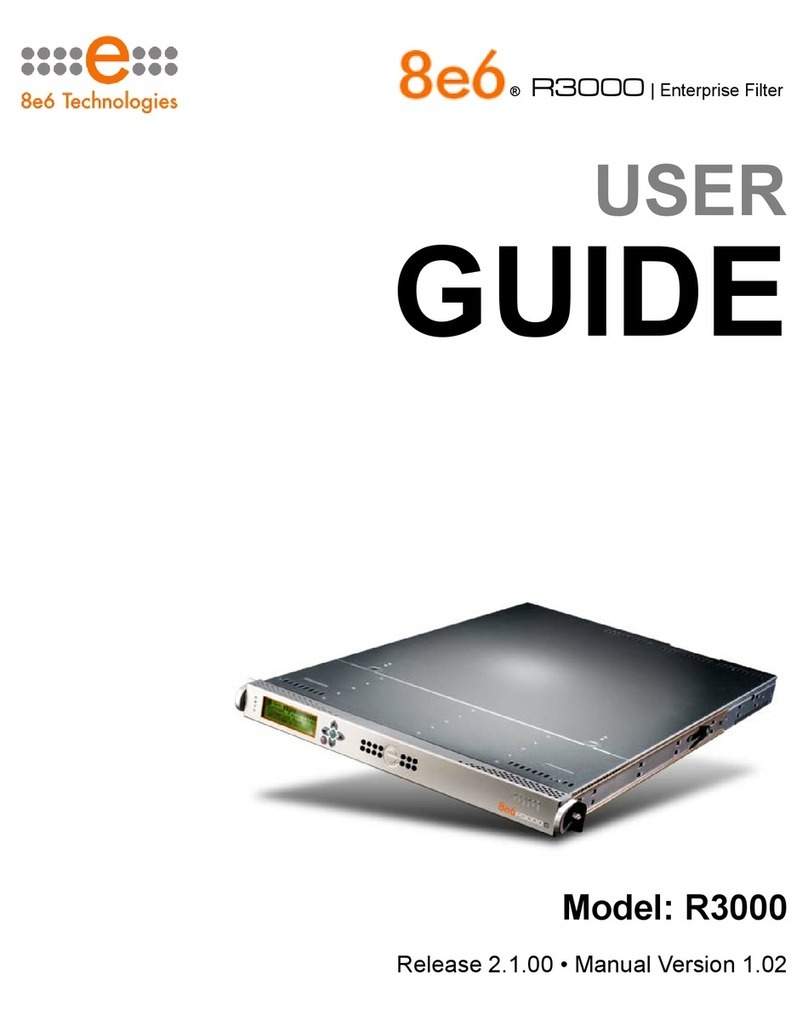 8e6 Technologies Enterprise Filter Authentication R3000 user guide 8e6 Technologies Enterprise Filter Authentication R3000 user guide