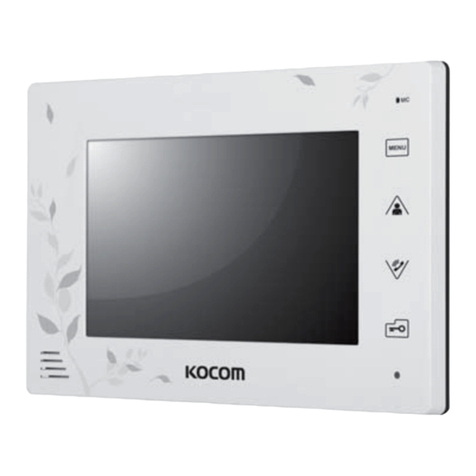 KOCOM KCV-A374SD User manual KOCOM KCV-A374SD User manual