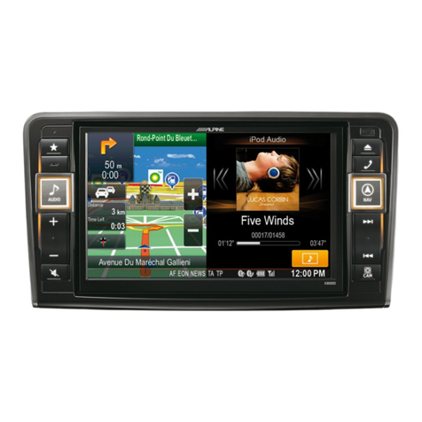 Alpine X800D User manual Alpine X800D User manual