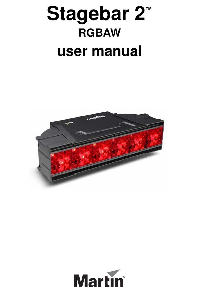 Martin Stagebar 2 RGBAW user manual