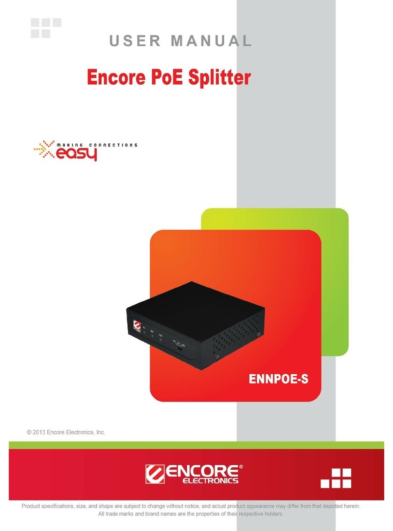 Encore ENNPOE-S user manual