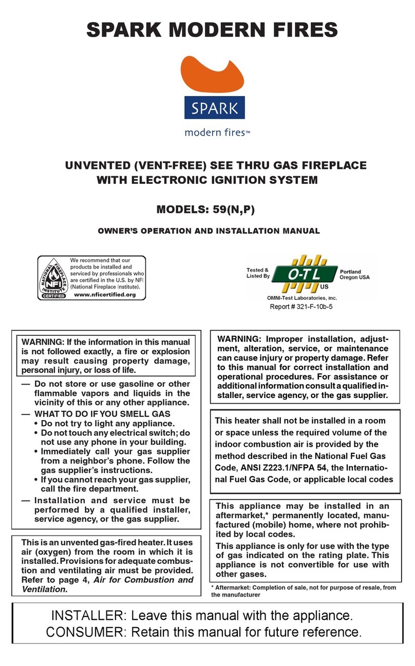 Spark MODERN 59N Quick start guide