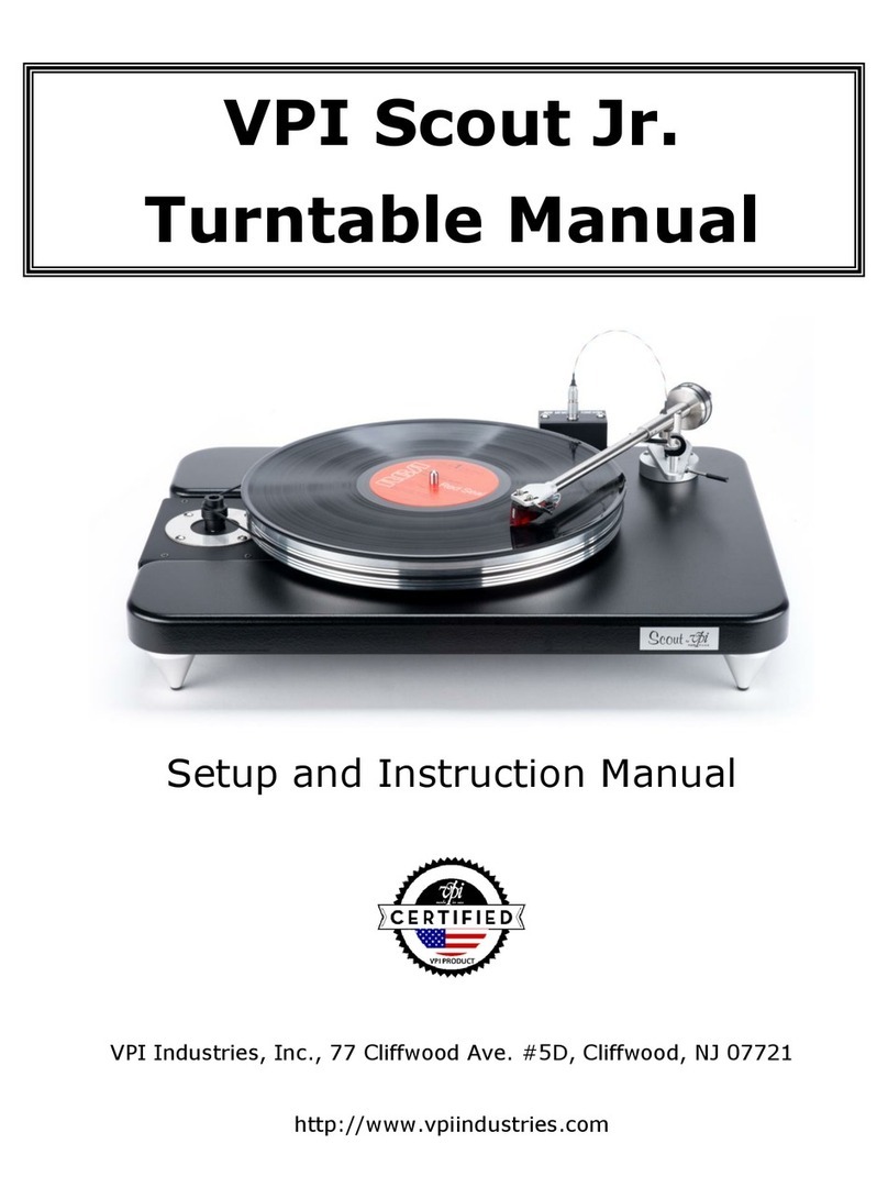 VPI Scout Jr. Manual