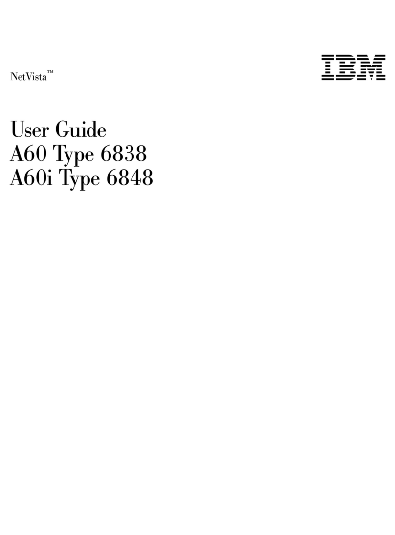 IBM NetWista A60 Type 6838 User manual IBM NetWista A60 Type 6838 User manual