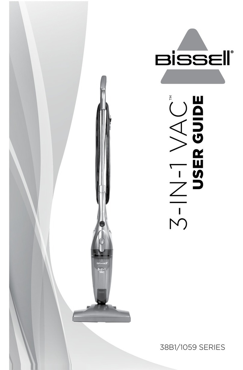 Bissell 3-IN-1 VAC 38B1/1059 SERIES user guide