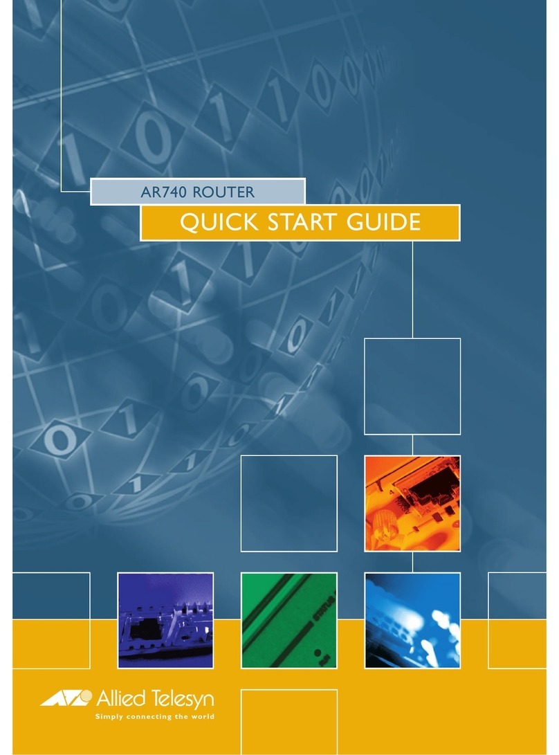 Allied Telesis AR740 RPS User manual