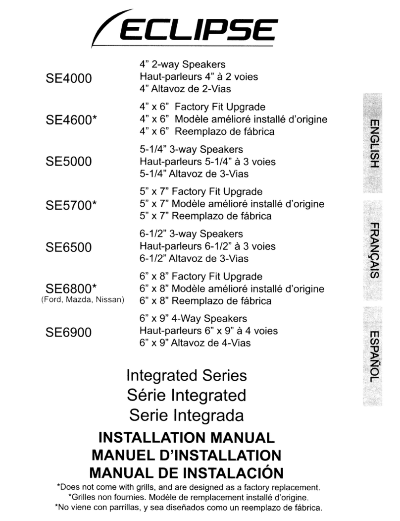 Eclipse Integrated Series SE4000 installation manual