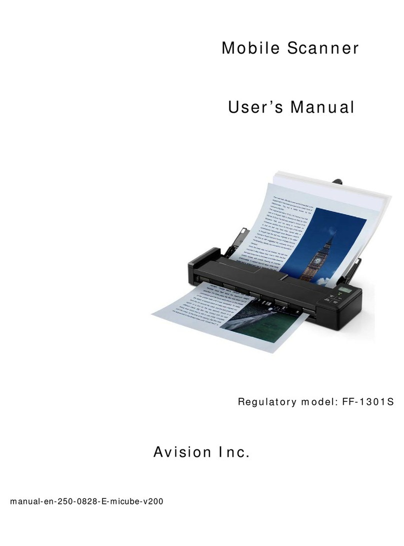 Avision FF-1301S user manual