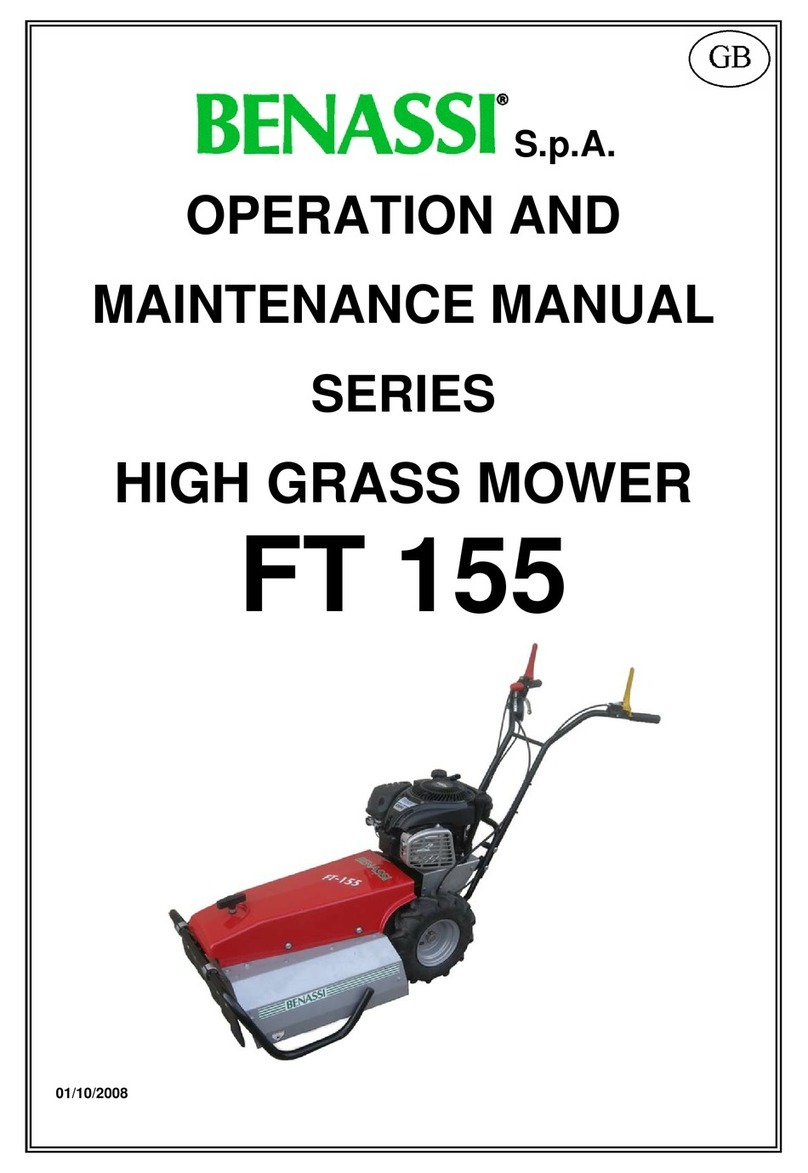 Benassi FT 155 Operation manual