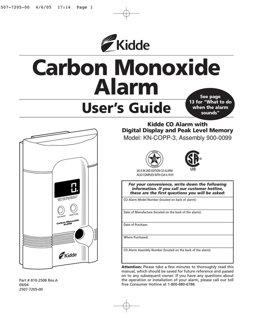 Kidde KN-COPP-3 User manual
