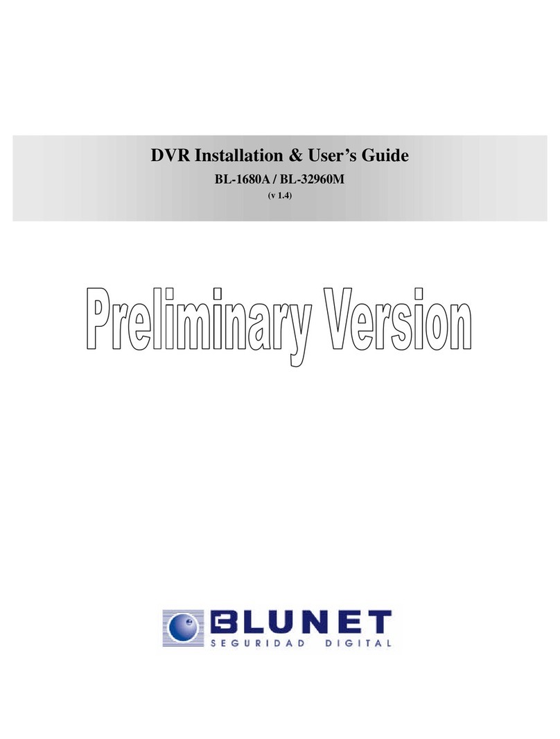 Blunet BL-32960M Installation & user guide