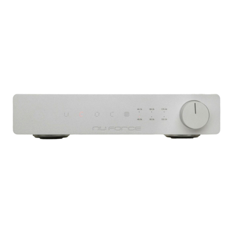 NuForce DAC-80 Hardware manual