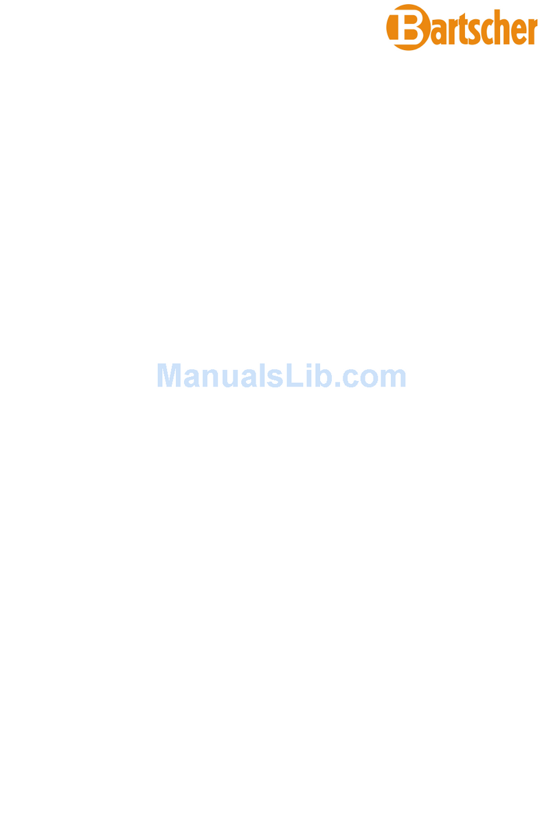Bartscher 150.5011 User manual
