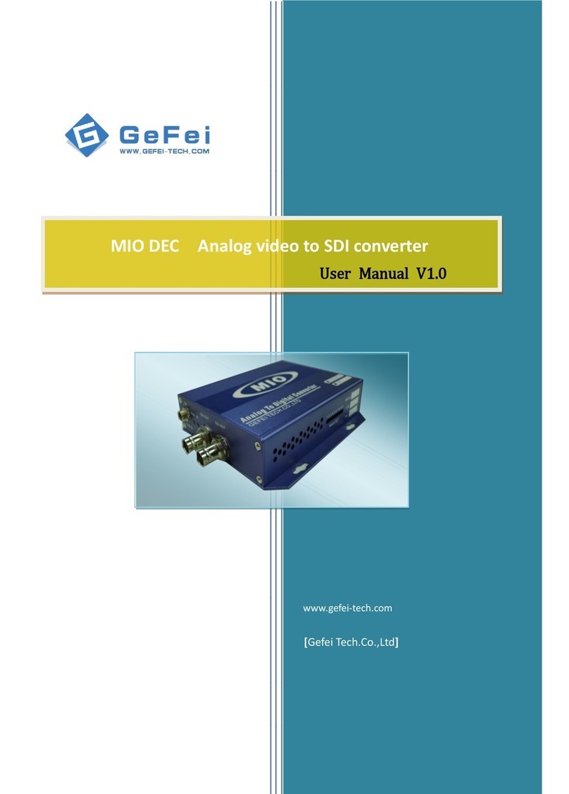Gefei MIO DEC user manual