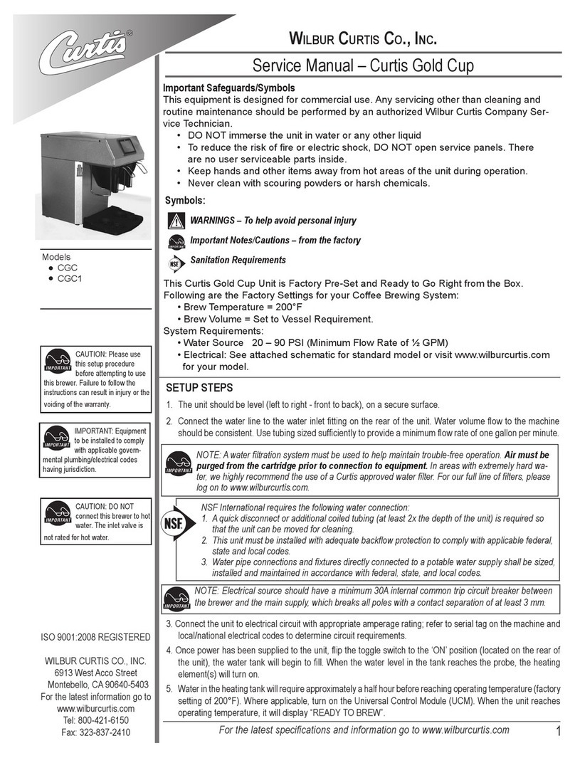 Curtis CGC User manual