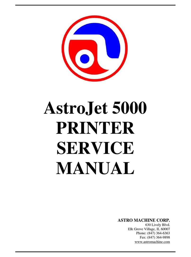 ASTRO astrojet 5000 User manual