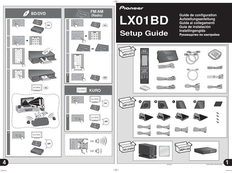 Pioneer LX01BD User manual