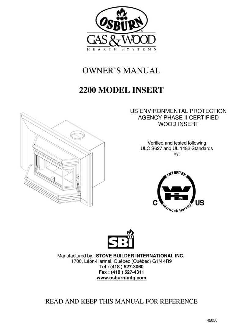 Osburn 2200 User manual