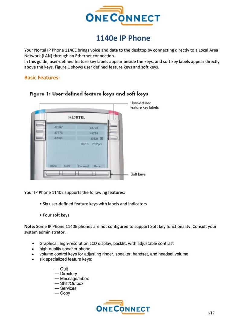 Nortel 1140E User manual