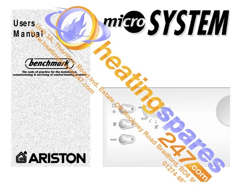 Ariston micro SYSTEM 10 RFFI user manual Ariston micro SYSTEM 10 RFFI user manual
