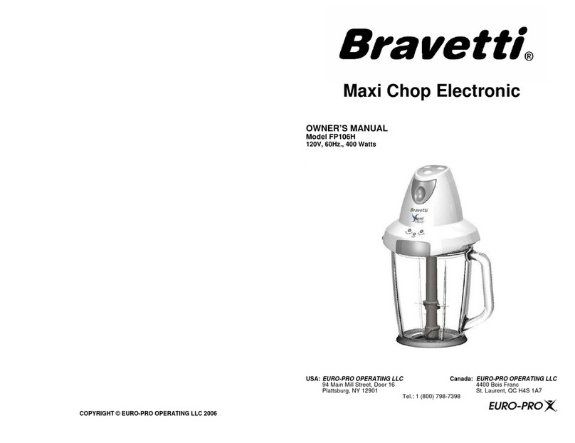 Bravetti FP106H User manual
