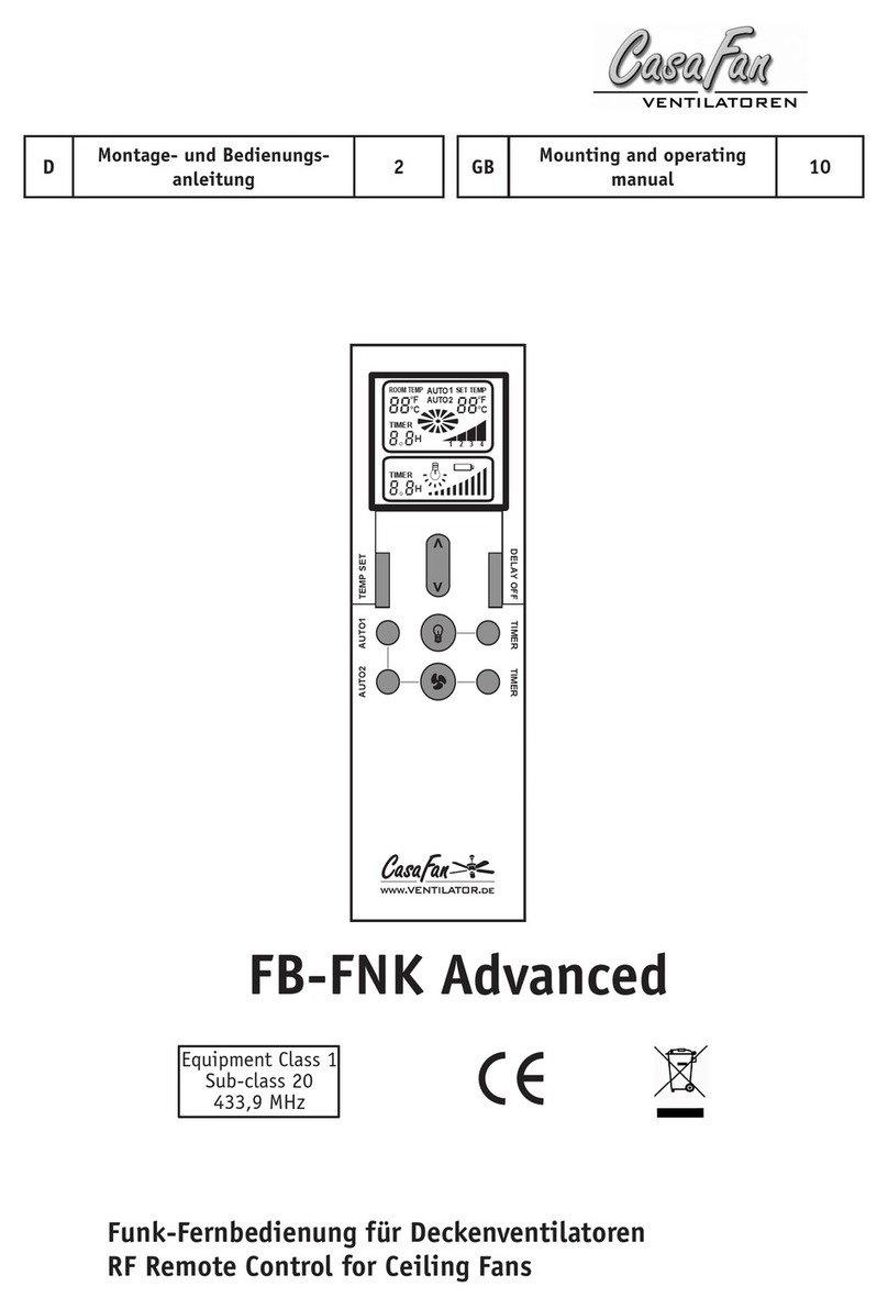 Casa Fan FB-FNK Advanced Technical document