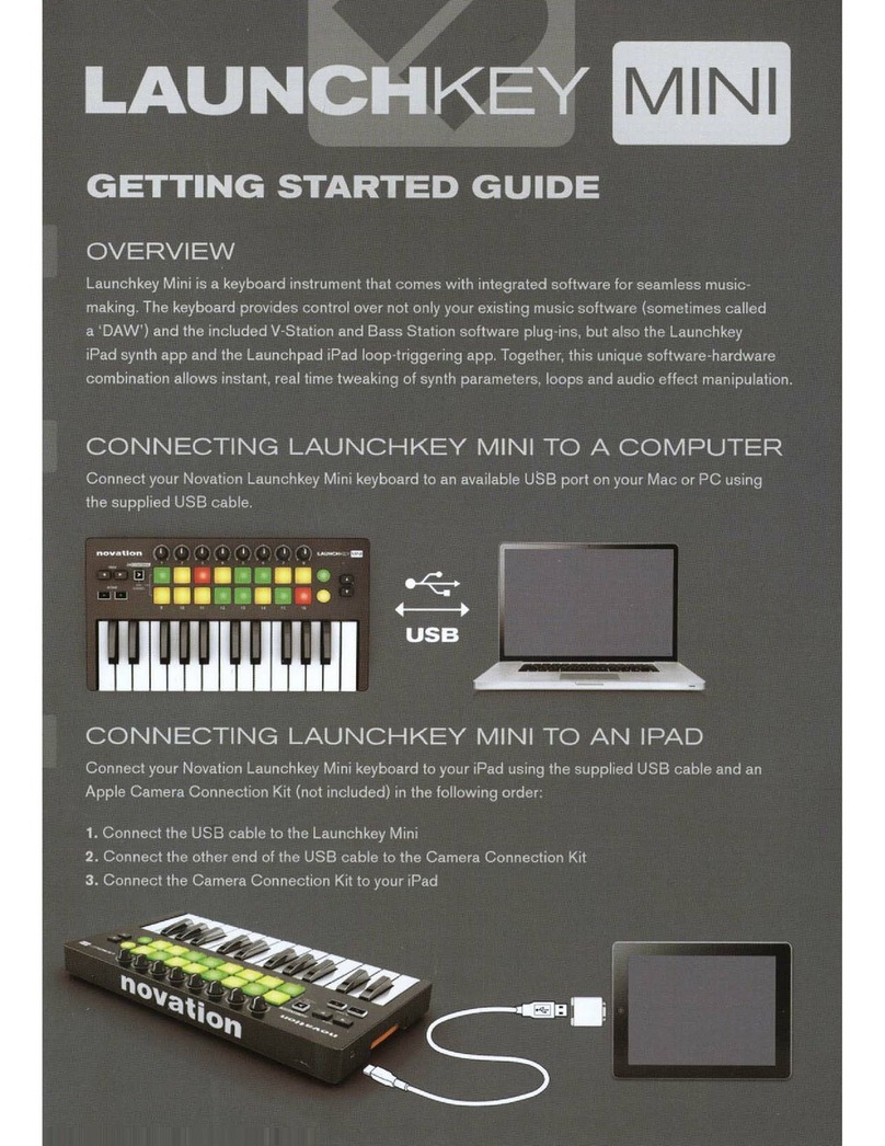 Novation Launchkey Mini Getting started guide