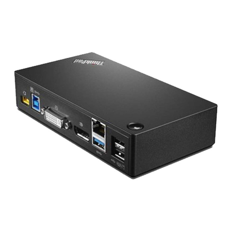 Lenovo ThinkPad USB 3.0 Dock User manual