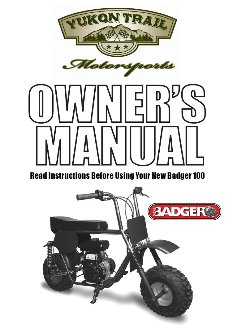 Yukon Trail Badger 100 User manual