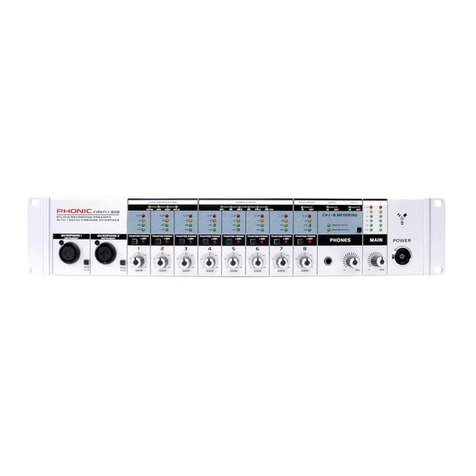 Phonic Firefly 808 Universal user manual