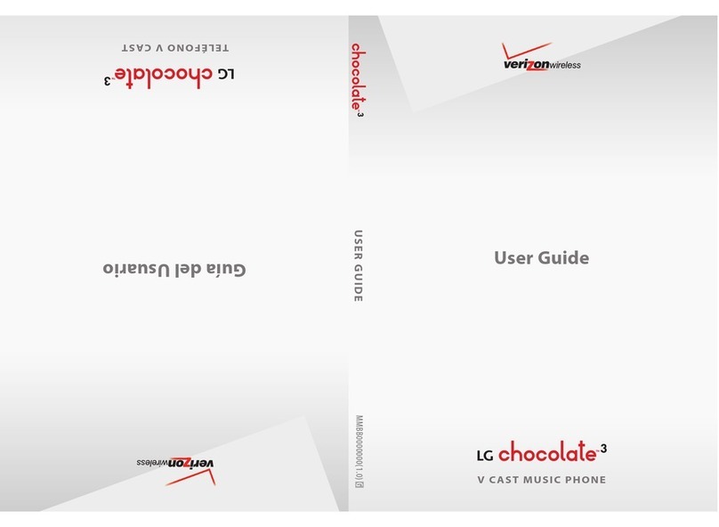 LG Chocolate 3 User manual