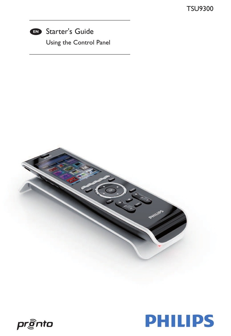Philips Pronto TSU9300 Safety guide Philips Pronto TSU9300 Safety guide