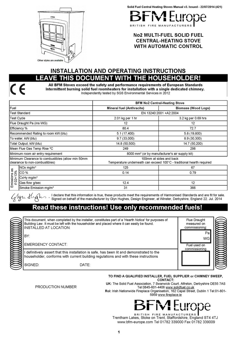 BFM No2 Installation and operating instructions
