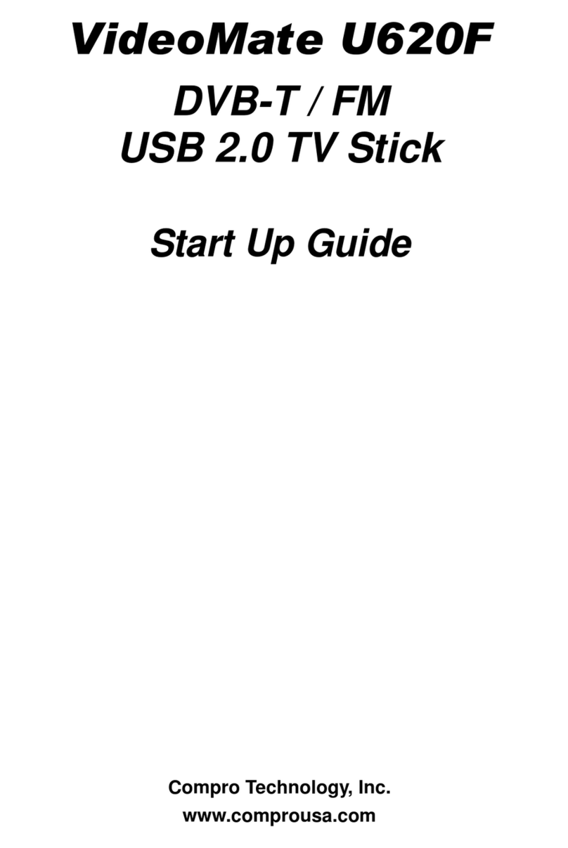 COMPRO ideoMate U620F Startup guide