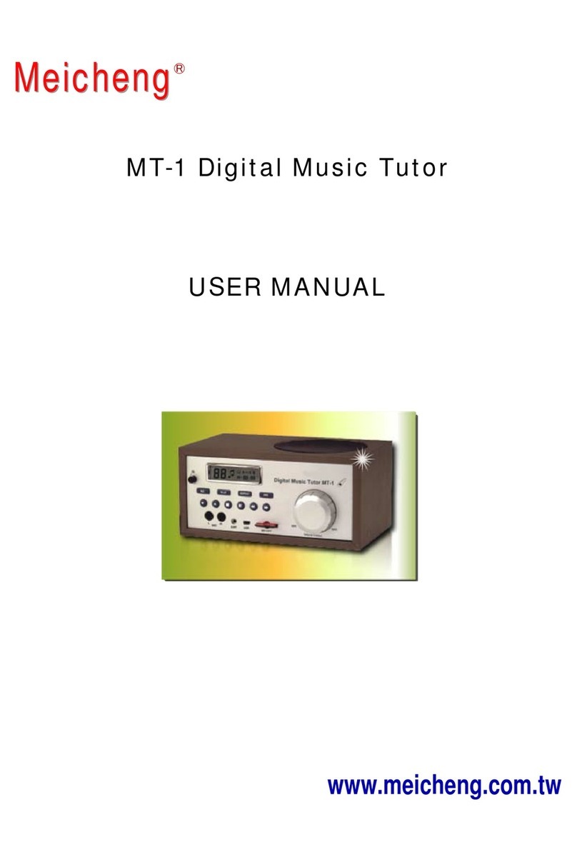 Meicheng MT-1 user manual