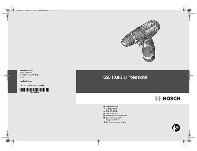 Bosch GSB 10.8-2-LI Professional User manual