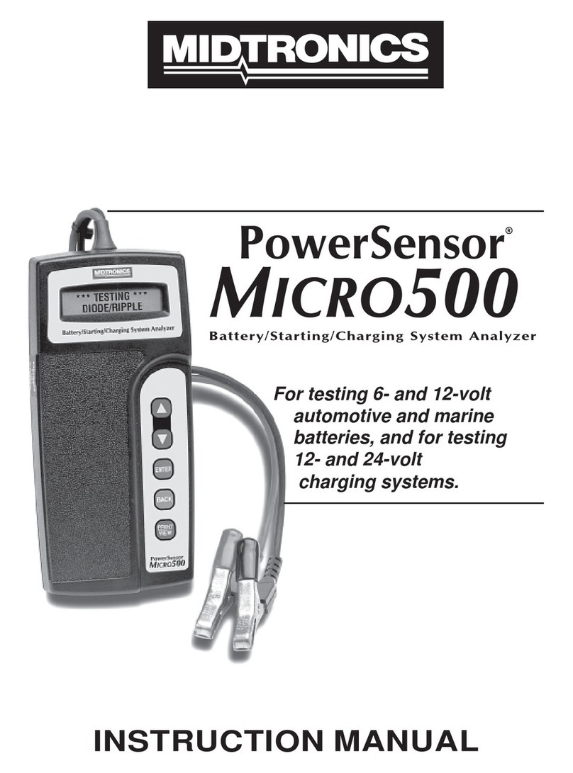 Midtronics PowerSensor Micro500 User manual