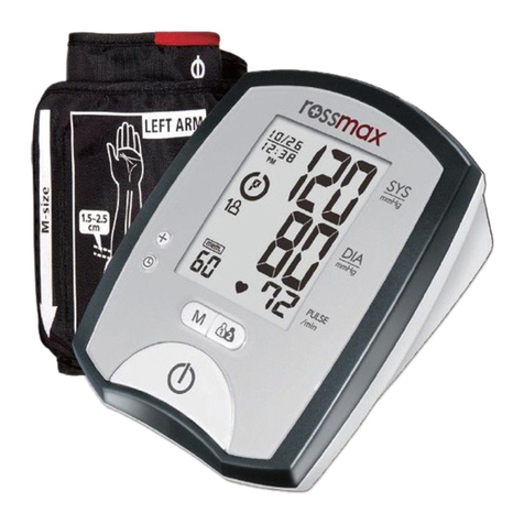 Rossmax MJ701 User manual