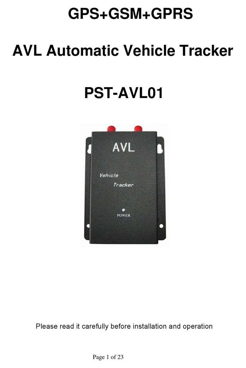 GPS Tracker PST-AVL01 Owner's manual