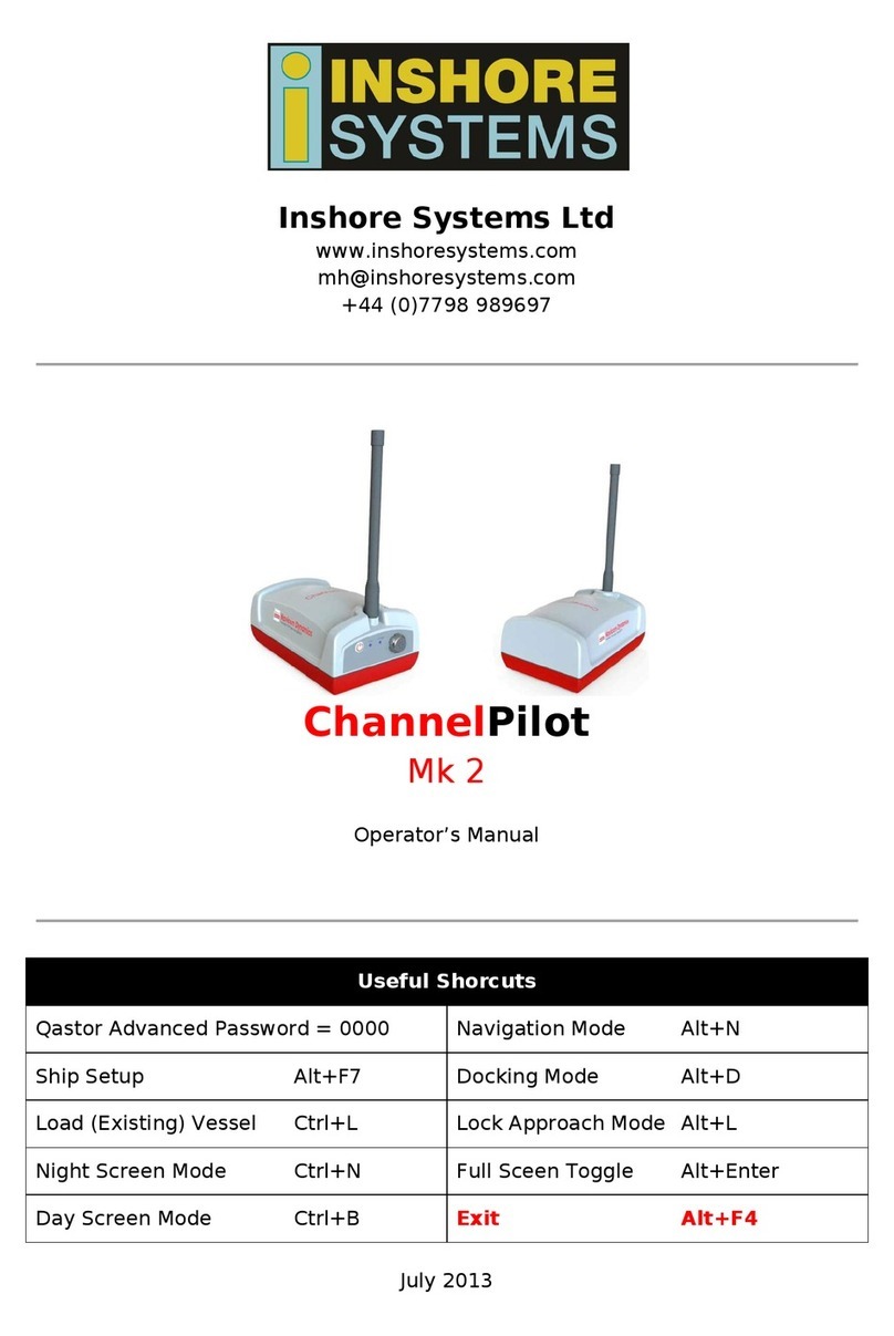 Inshore ChannelPilot Mk 2 Operator's manual