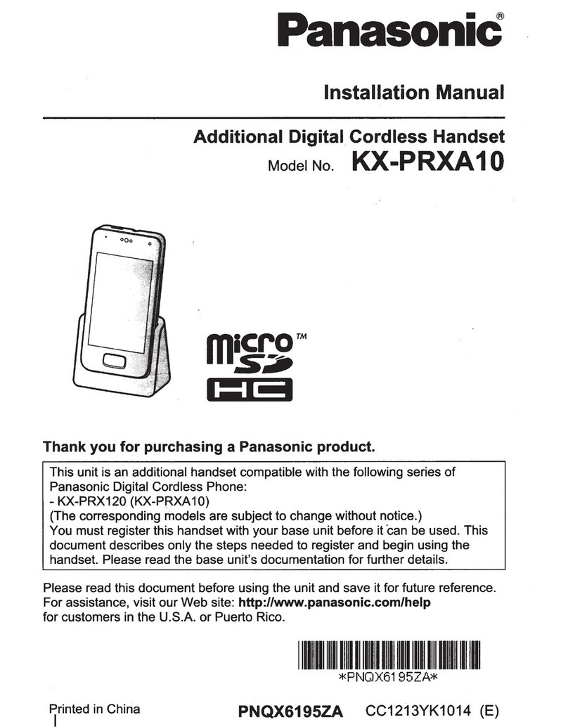 Panasonic KX-PRXA10 User manual