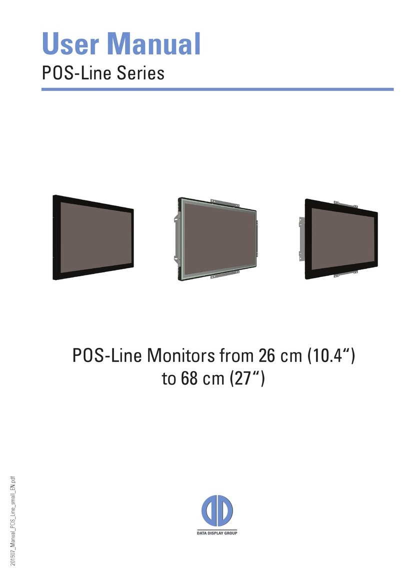 Data Display Group POS-Line Series User manual