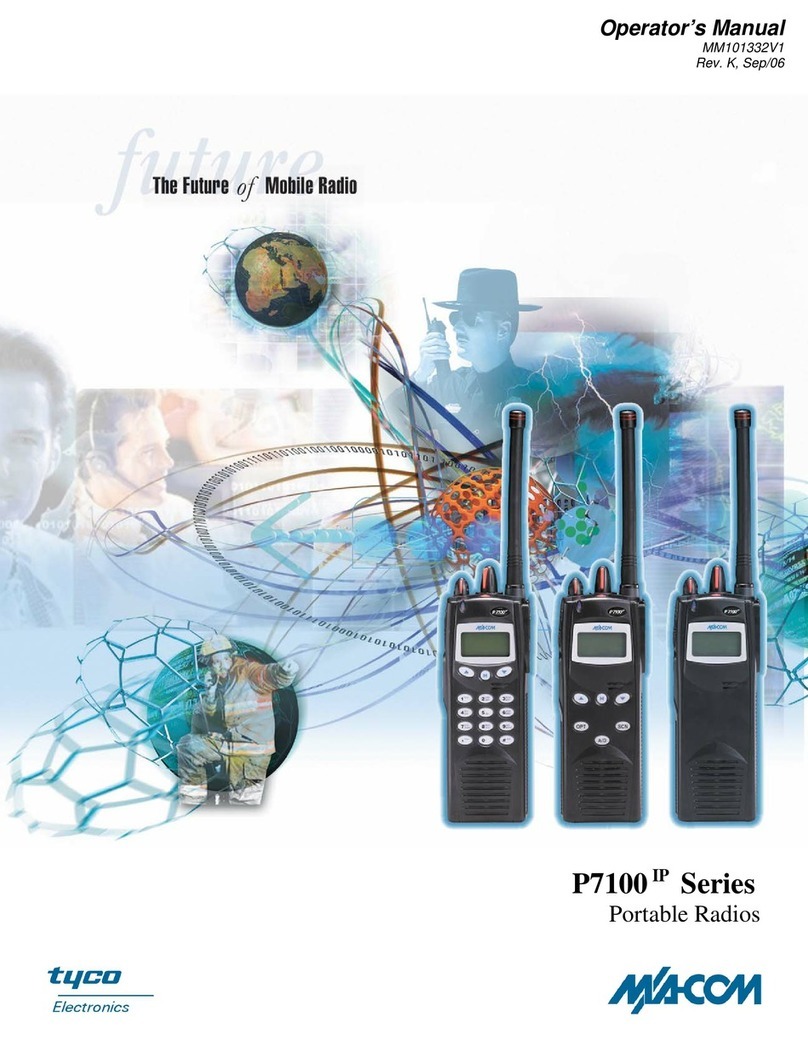 M/A-Com P5100 Series User manual