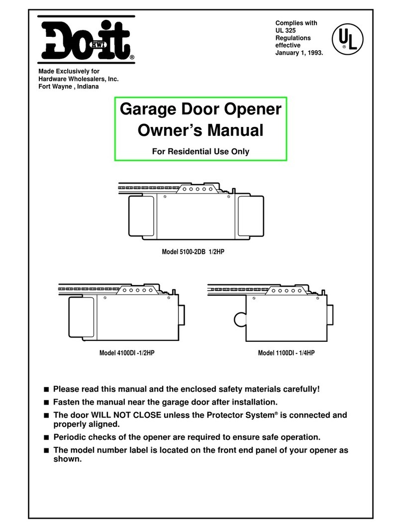 Do-it 5100-2DB owner's manual