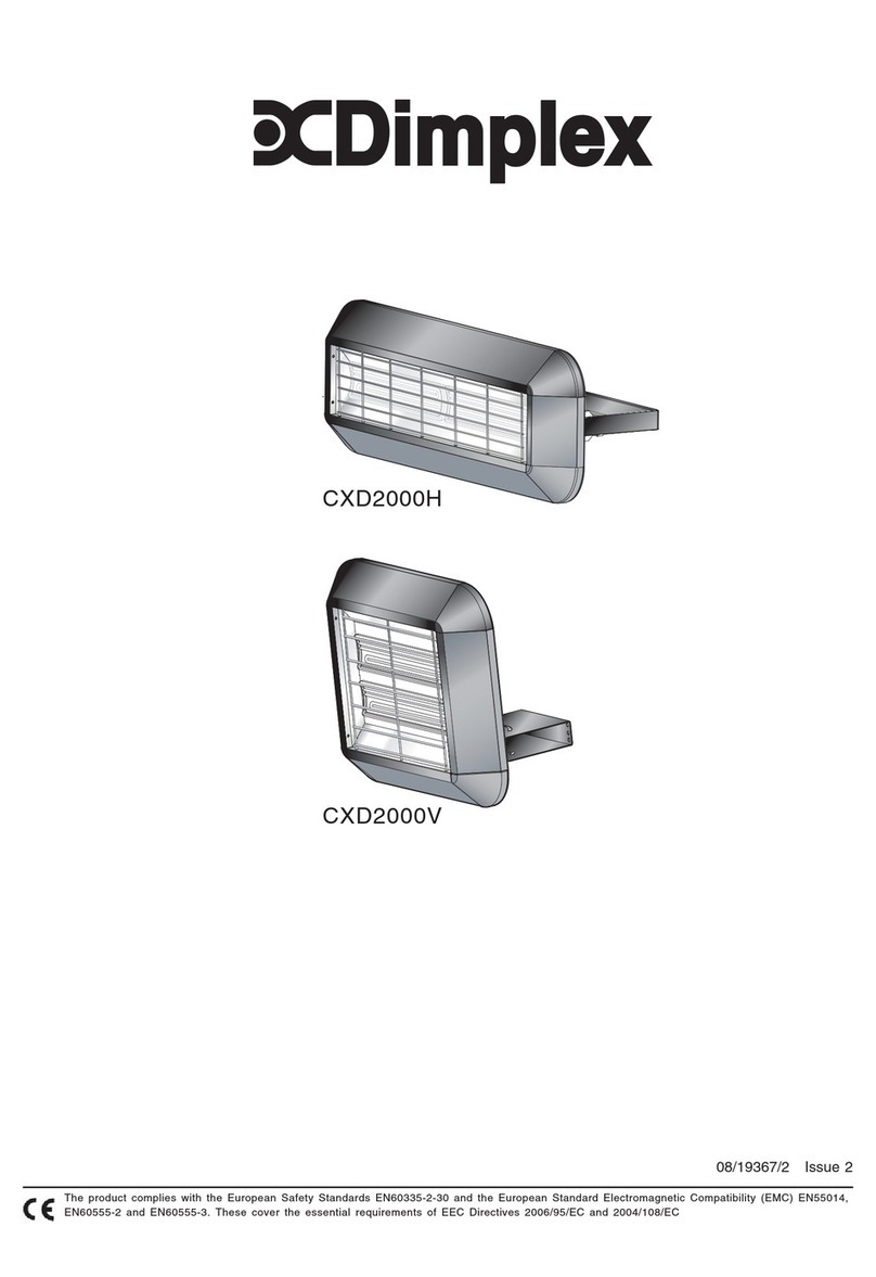 Dimplex CXD2000H User manual