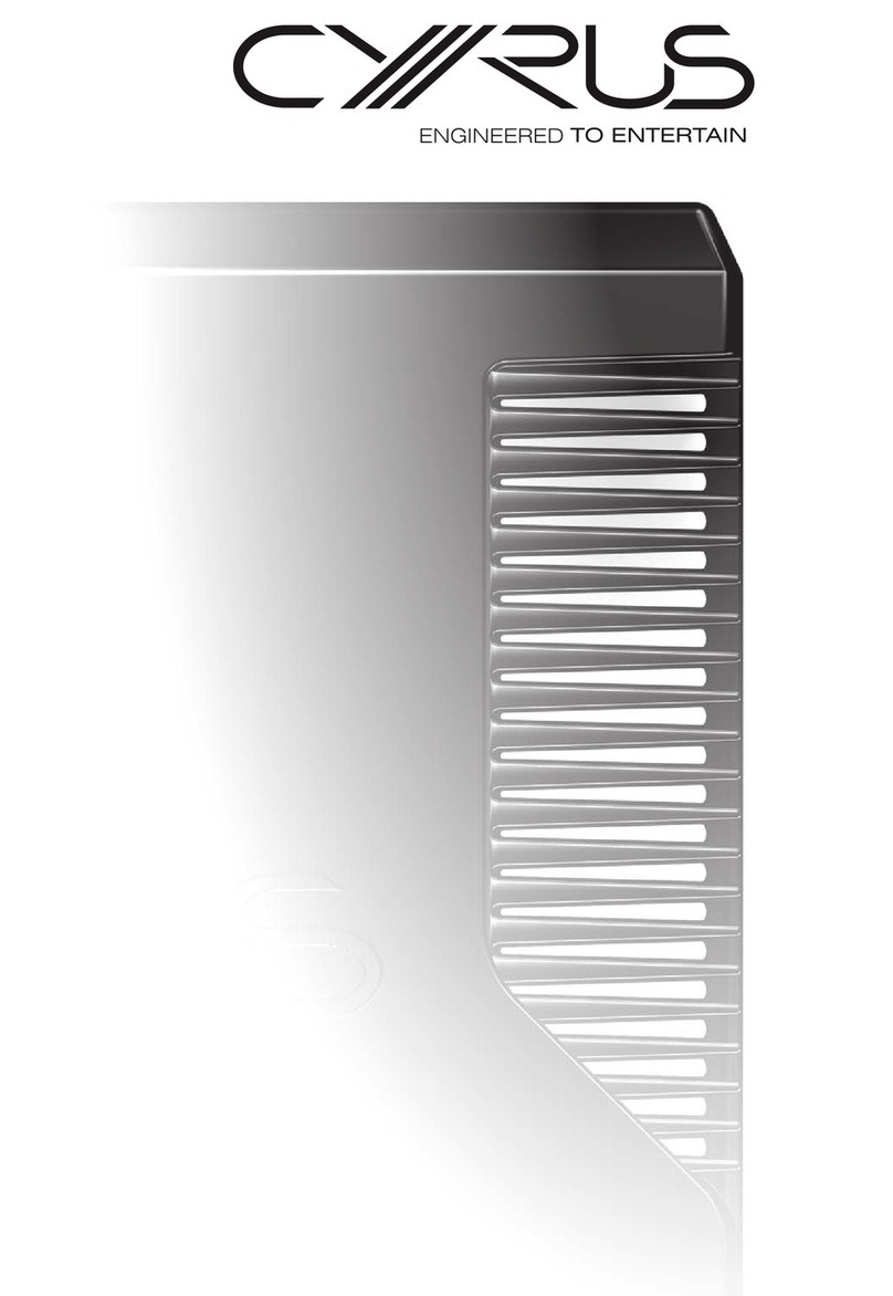 Cyrus CD i User manual