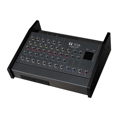 Toa MX-628 instruction manual