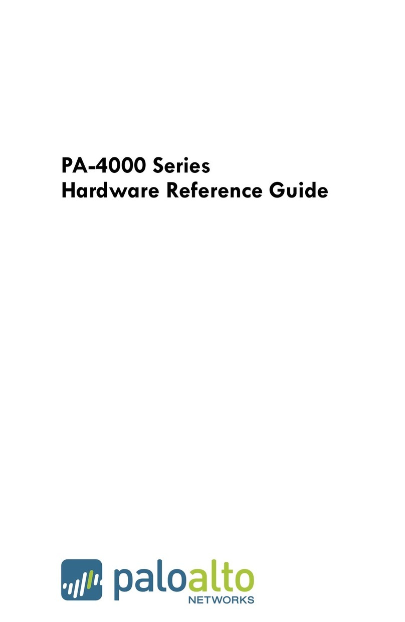 PaloAlto Networks PA-4000 Series Hardware reference guide