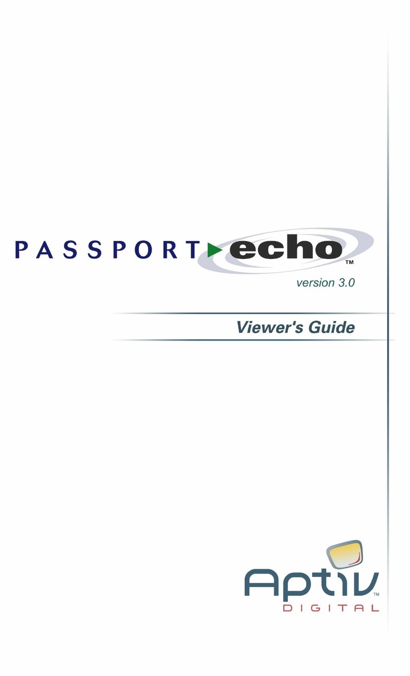 Aptiv Digital Passport Echo Viewer's guide